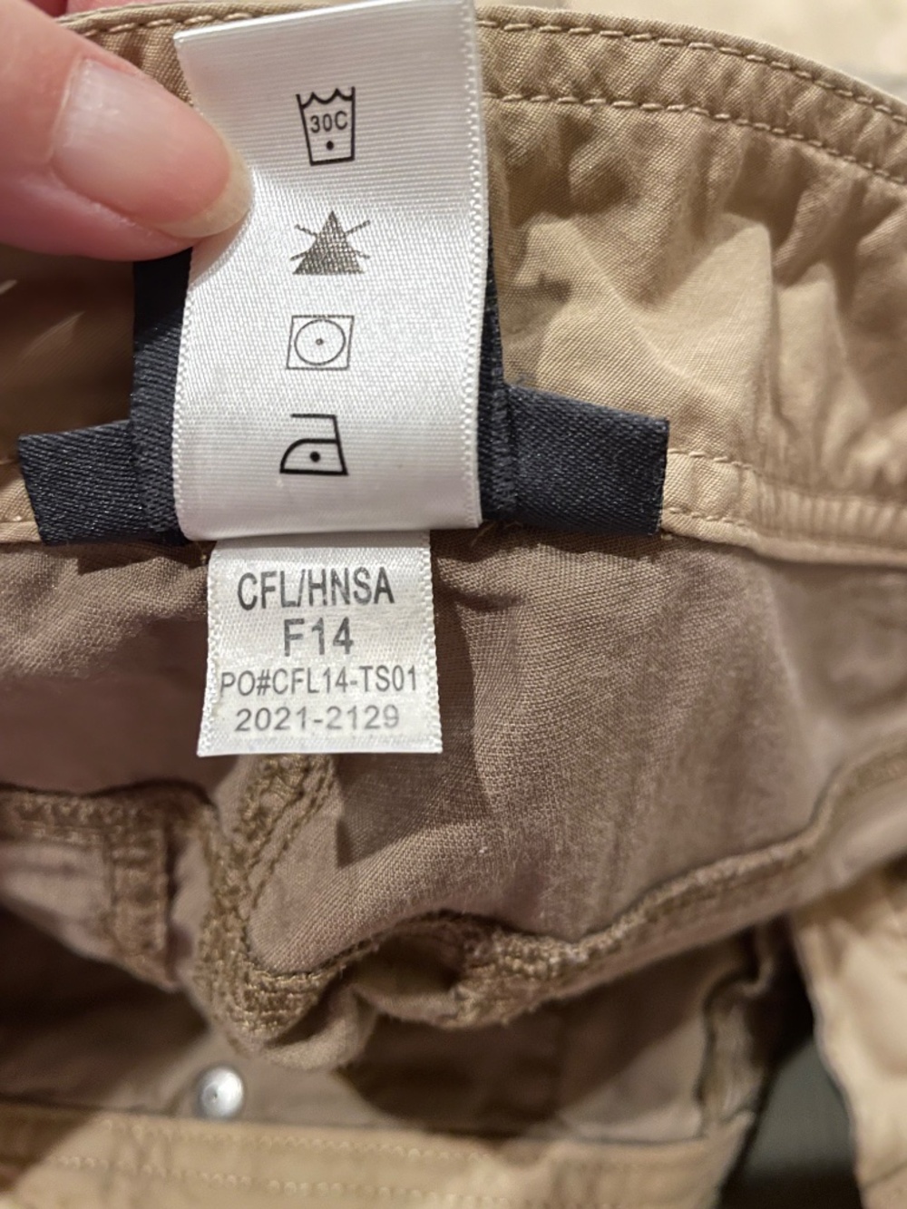 ExOfficio Tan Cotton Nylon Stretch Roll Up Cargo Hiking Pants 6 - Picture 6 of 7